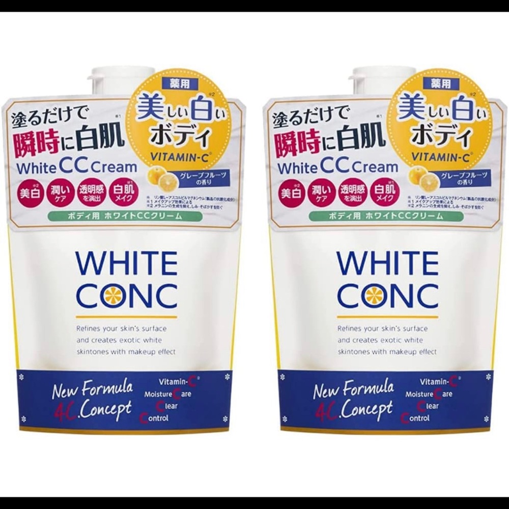 White conc vitamin-c body foundation cc cream